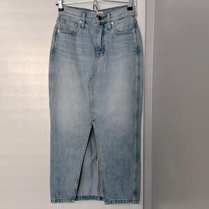 Madewell Denim Midi Skirt